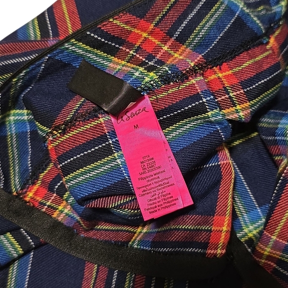 La Senza Plaid Skater Skirt - Blue and Red M - Picture 4 of 4